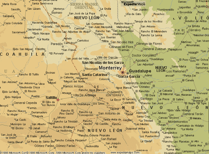 monterrey map